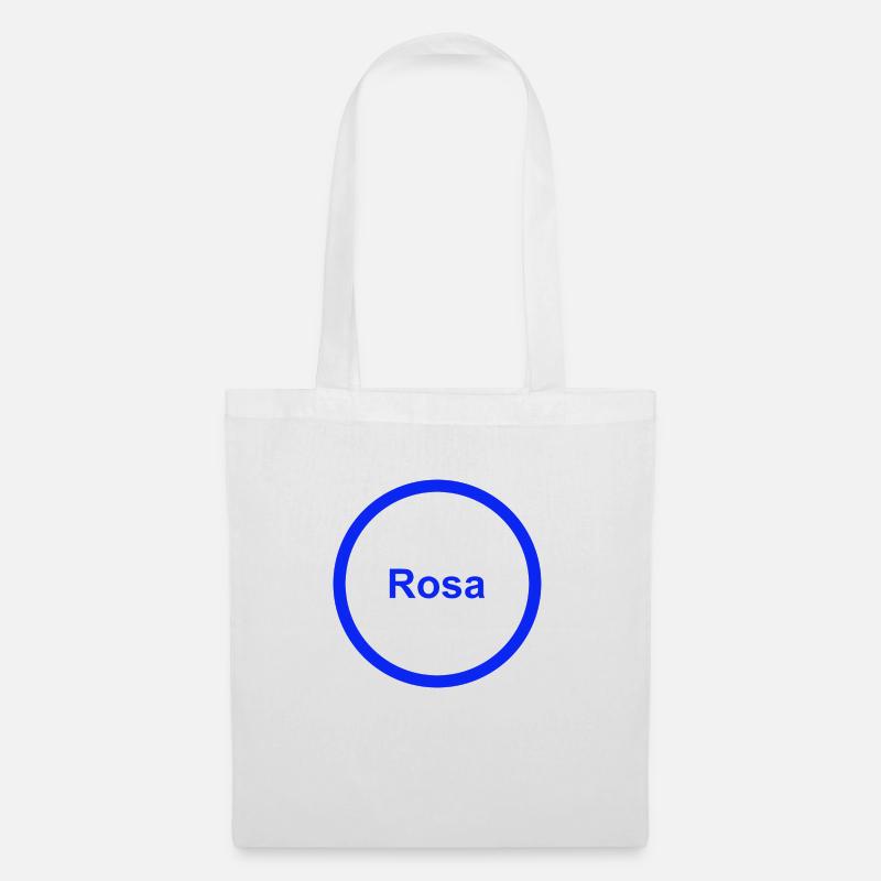 Rosa - Stoffbeutel - Weiß