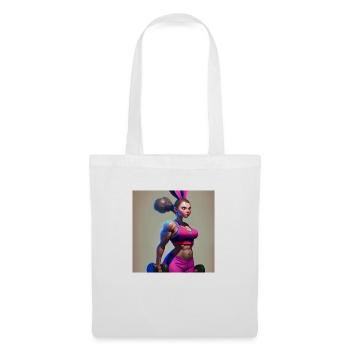 Gym bunny - Tote Bag - white - Front