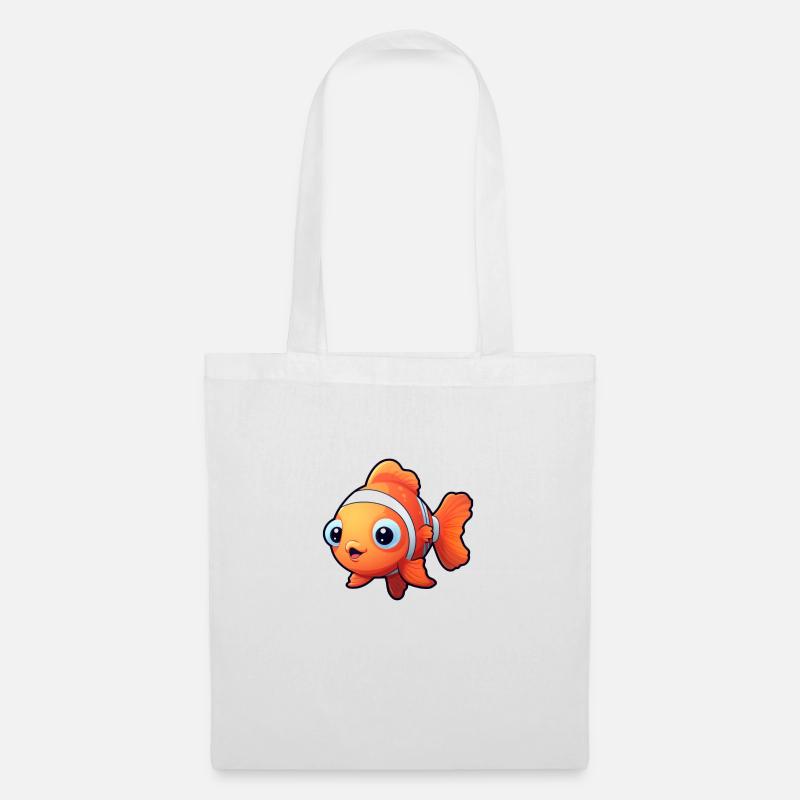 Clownfisch - Stoffbeutel - Weiß