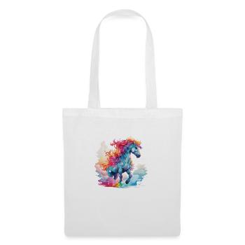 at a colorful gallop - Tote Bag - white - Front