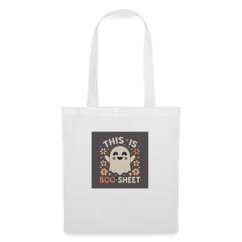This is Boo Sheet - Stoffbeutel - Weiß - Vorne