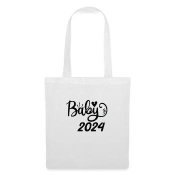 Baby 2024 - Stoffbeutel - Weiß - Vorne