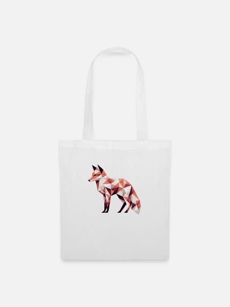 renard // renard - Sac en tissu - blanc