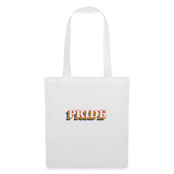 Fierté arc-en-ciel - Sac en tissu - blanc - Devant