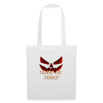 Trick or Treat Halloween Pumpkin Face Grimace - Tote Bag - white - Front
