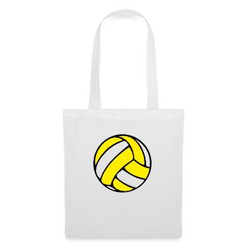 ballon de volleyball beachvolley beach ball 2 0 - Sac en tissu - blanc - Devant