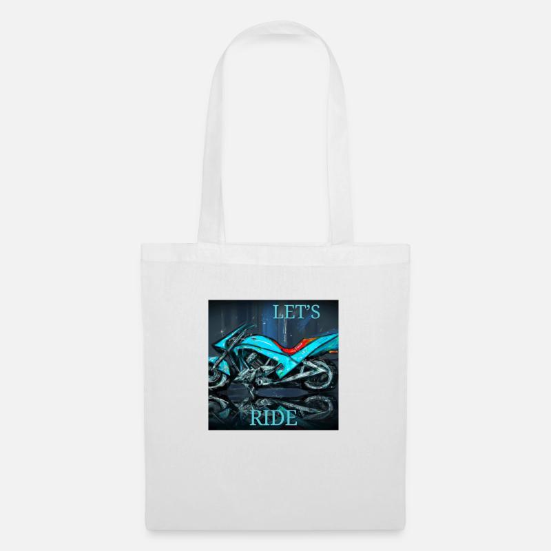 Let's Ride - Tote Bag - white