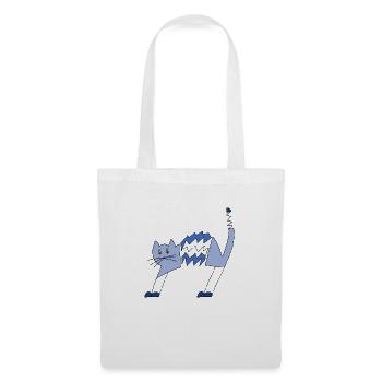 Cat - Tote Bag - white - Front