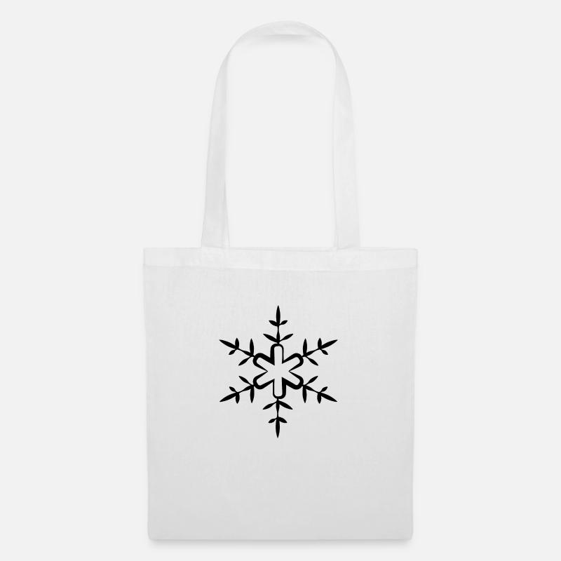 Snowflake - Tote Bag - white