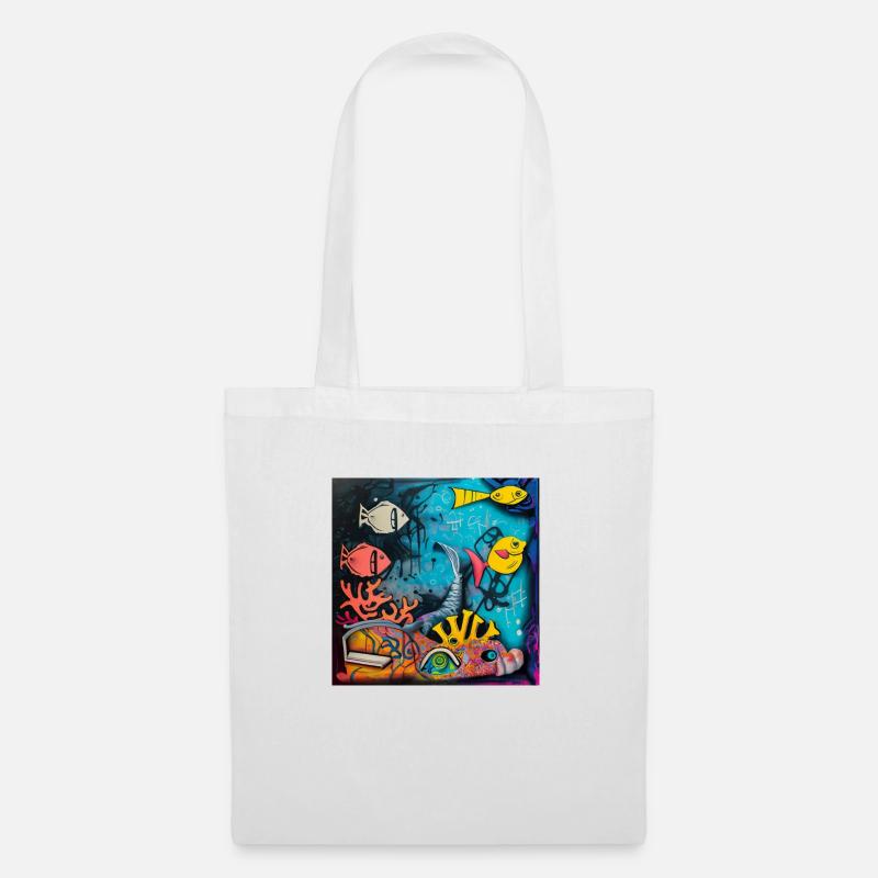 Fish - Tote Bag - white