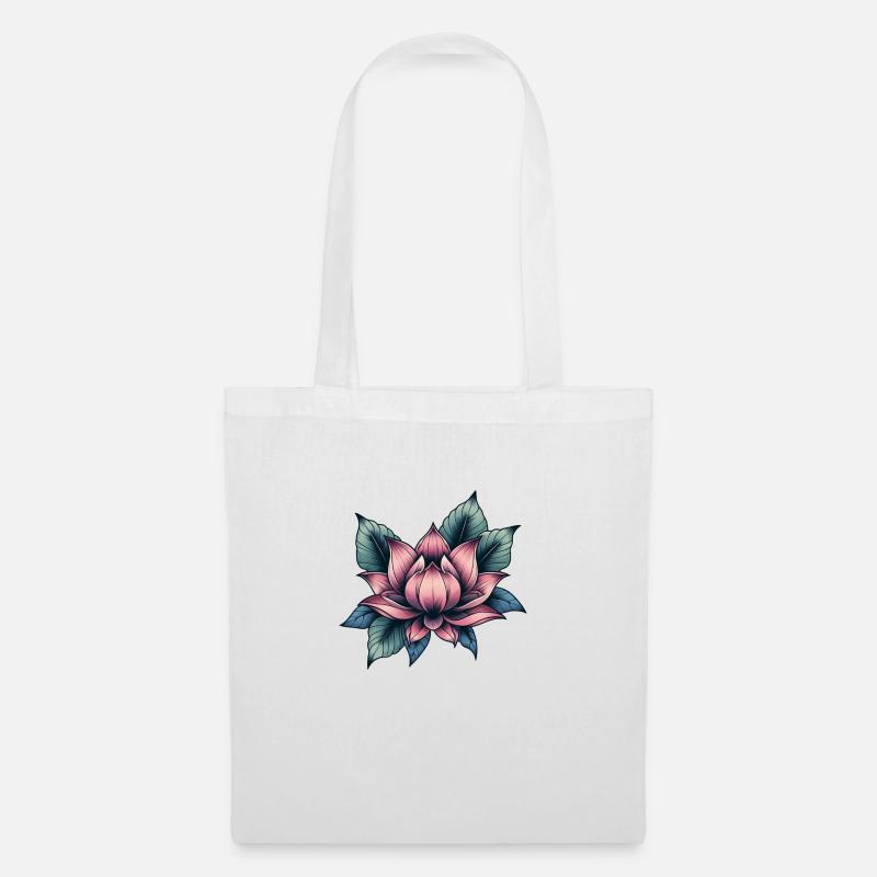 Lotus - Stoffbeutel - Weiß