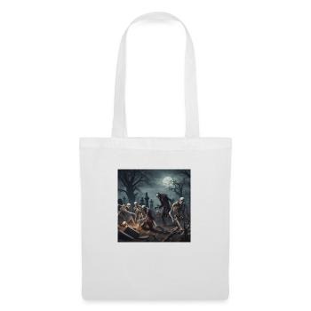 Cimetière de Skellet - Sac en tissu - blanc - Devant