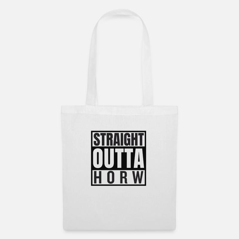 Straight Qutta Horw - Stoffbeutel - Weiß