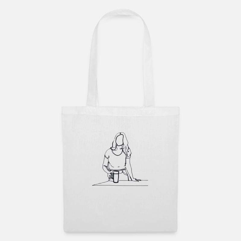 Bier Bitte - Stoffbeutel - Weiß