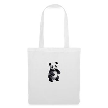 Panda - Stoffbeutel - Weiß - Vorne