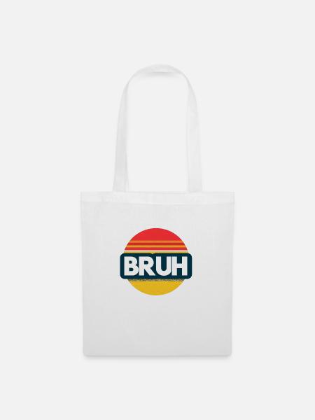 Bruh Sonnenuntergang - Stoffbeutel - Weiß