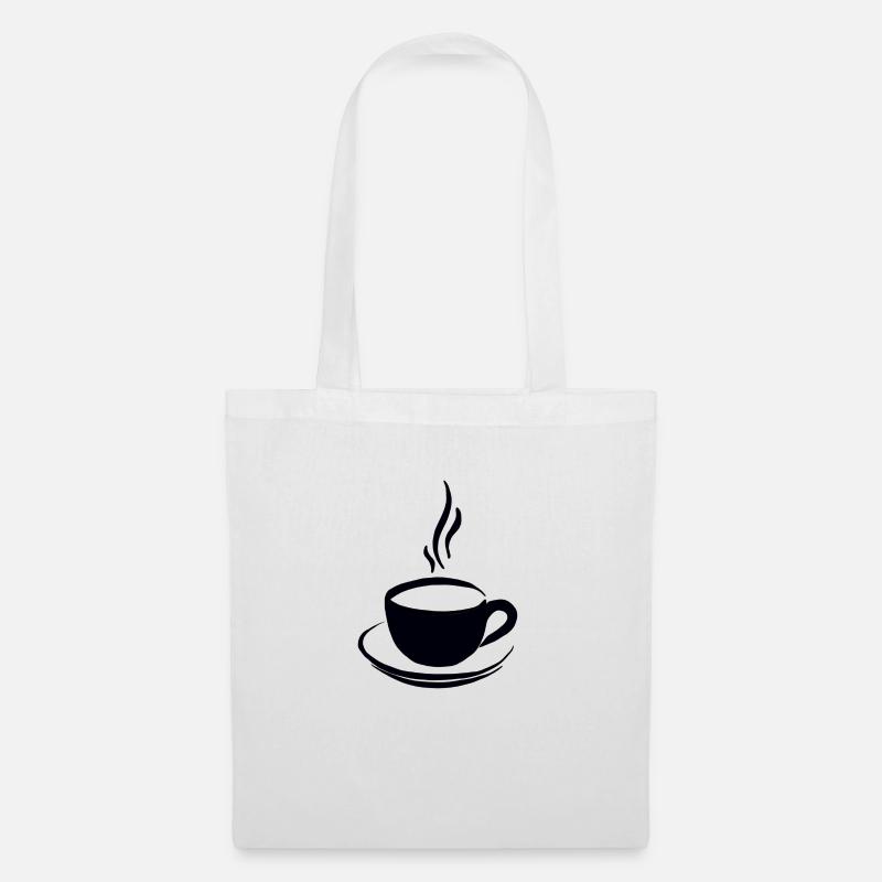 Coffee break - Tote Bag - white