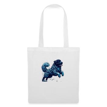 Newfy Wave of Joy - blue - Stoffbeutel - Weiß - Vorne