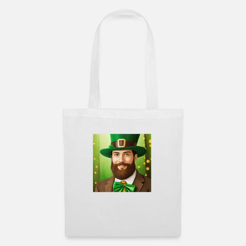 St. Patrick's Day - Stoffbeutel - Weiß