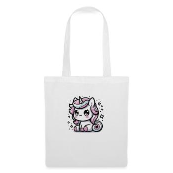Cute Little Unicorn Kawaii Style 1 - Tote Bag - white - Front