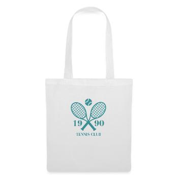 1990 tennis club - Sac en tissu - blanc - Devant
