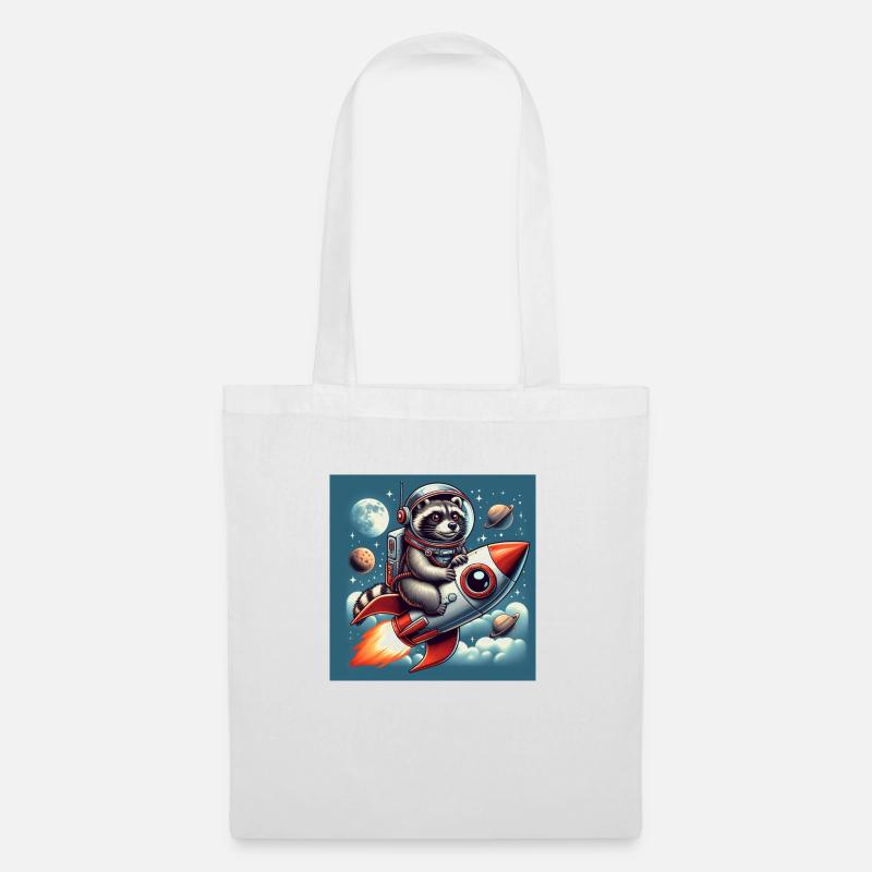 Rocket Raccoon - Tote Bag - white