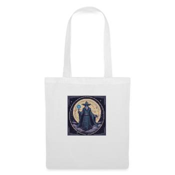Mystic Pixel Mage - Tote Bag - white - Front
