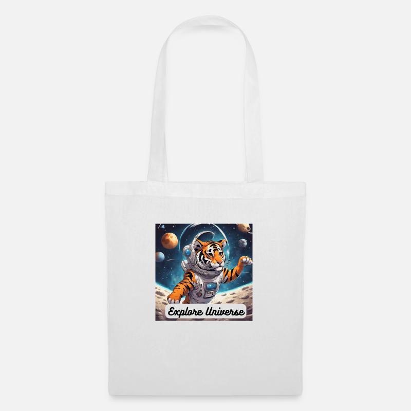 Tiger - Motivation - Stoffbeutel - Weiß