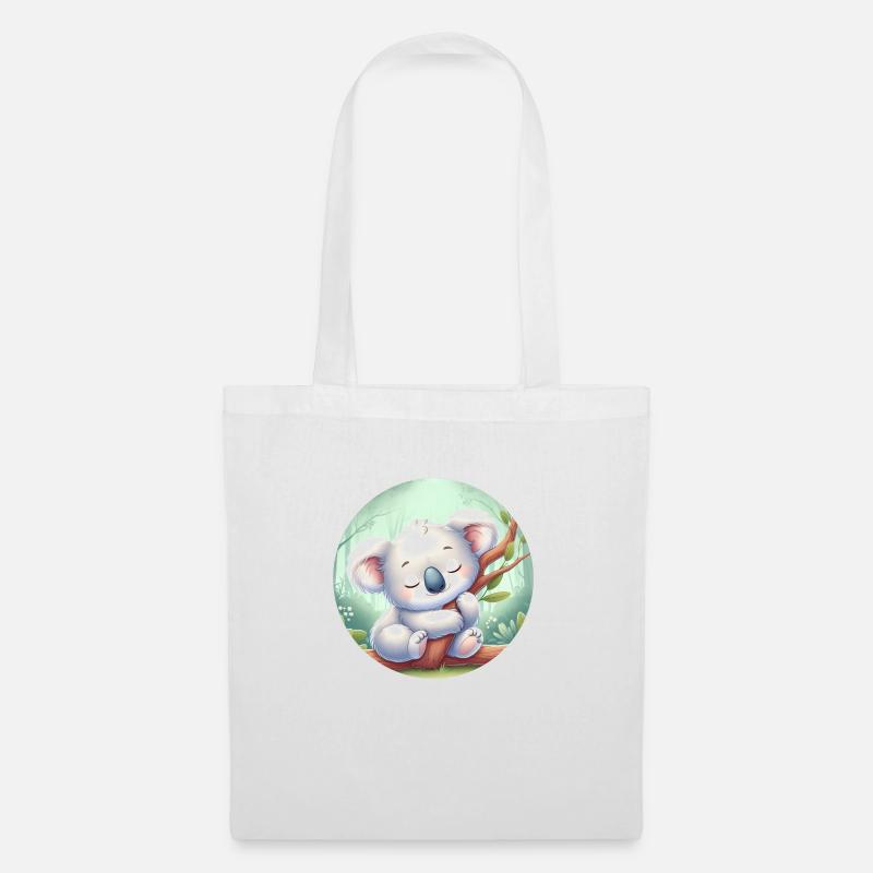 happy koala bear koala - Tote Bag - white