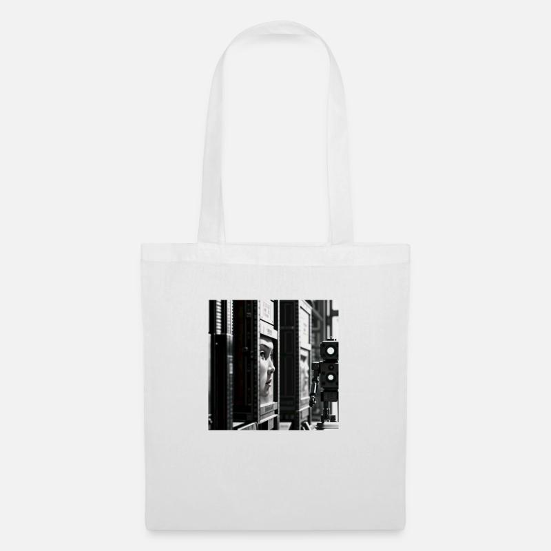 Robot 1 - Tote Bag - white