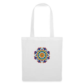 Mandala Pattern Colors Symmetrical2 - Tote Bag - white - Front