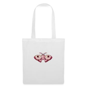Adorable Pink Kawaii Moth - Tote Bag - white - Front