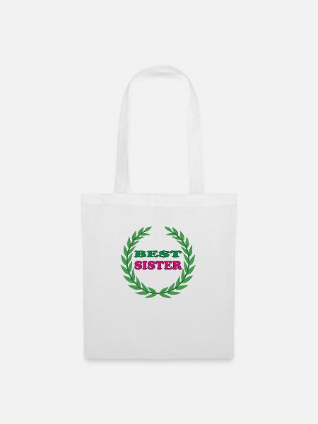 BESTE SCHWESTER - Stoffbeutel - Weiß