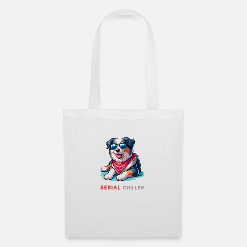 Australian Shepherd - Stoffbeutel - Weiß