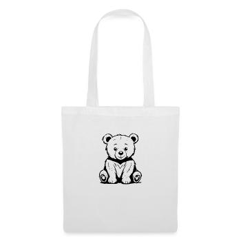 Cute Bear Coloring Children's Birthday Gift - Tote Bag - white - Front
