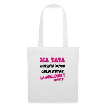 Ma tata la meilleure cuisto - Sac en tissu - blanc - Devant