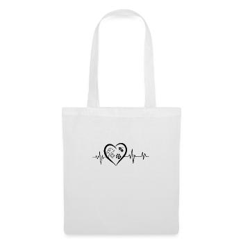 Veterinary heartbeat - Tote Bag - white - Front