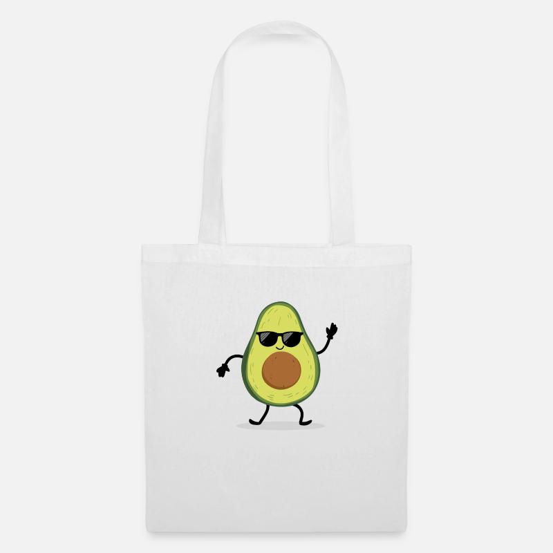 Avocado - Stoffbeutel - Weiß