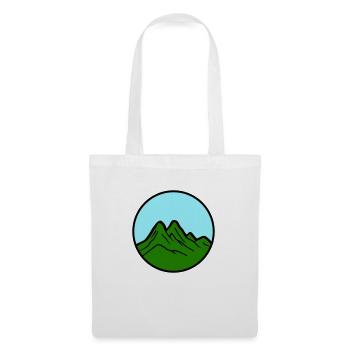 Montagnes 2 - Sac en tissu - blanc - Devant