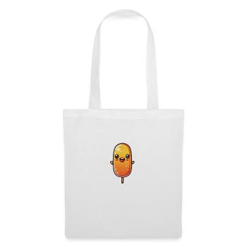 Cheerful summer popsicles in yellow and orange - Tote Bag - white - Front