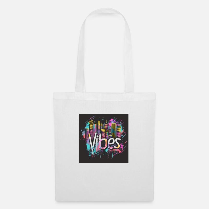Vibes - Stoffbeutel - Weiß