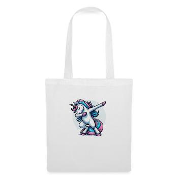 Unicorn Dabbing Einhorn - Tote Bag - white - Front