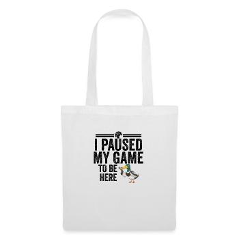 Cadeau amusant pour les jeux vidéo de jeux - Sac en tissu - blanc - Devant