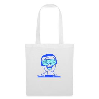DJ Data Microchip Sunglasses Glasses Party Music - Tote Bag - white - Front