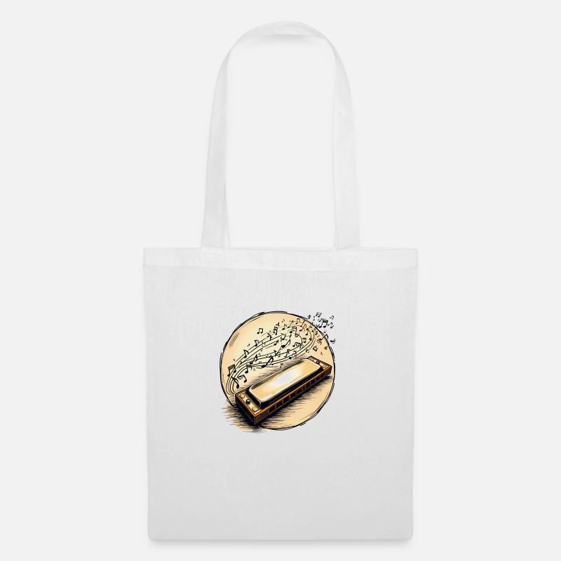 Harmonica Symphony - Sac en tissu - blanc