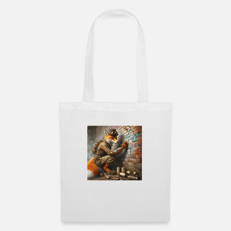 Graffiti de Foxxy - Sac en tissu - blanc