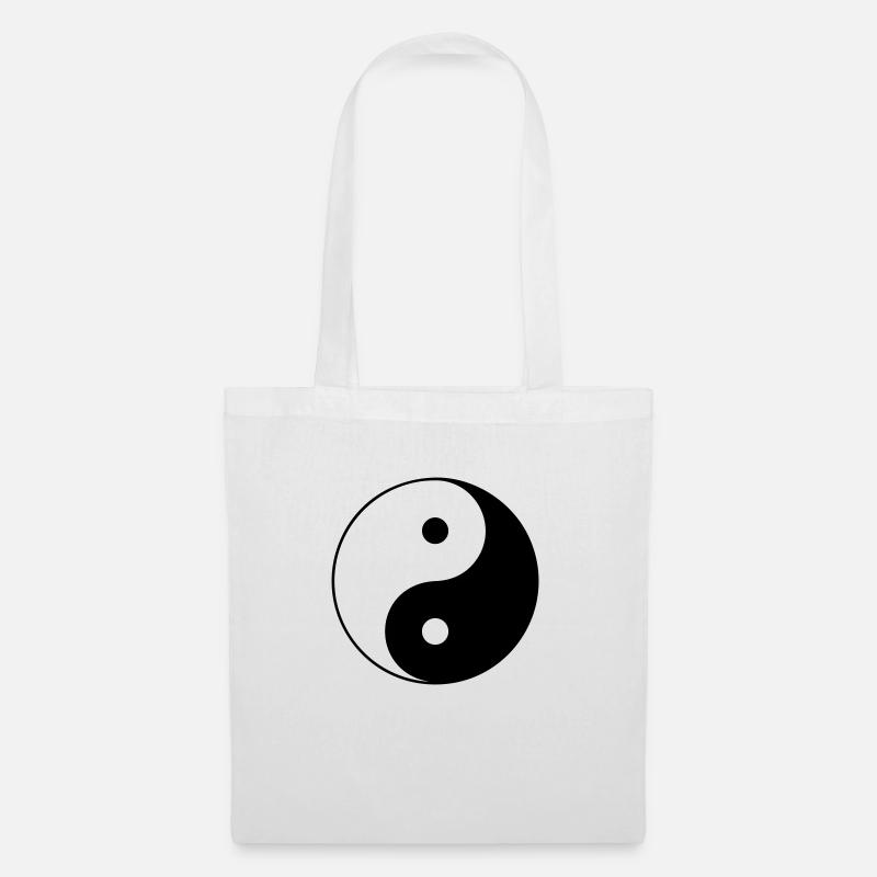 Yin Yang - Stoffbeutel - Weiß