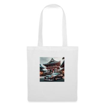 JDM Tempel - Stoffbeutel - Weiß - Vorne
