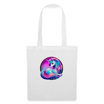 La vie de licorne - Sac en tissu - blanc - Devant
