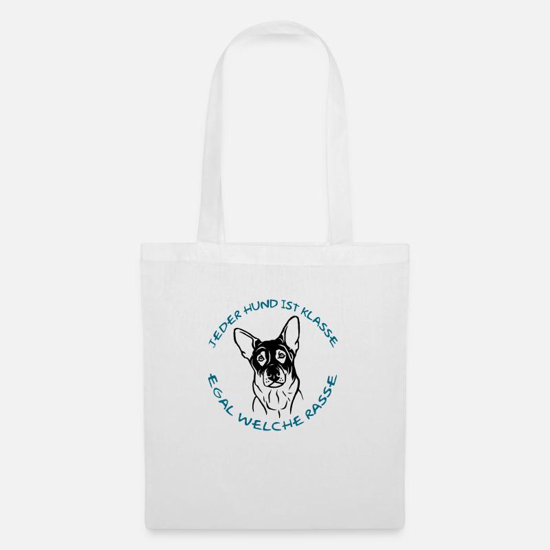 Jeder Hund ist klasse - Schäferhund - Stoffbeutel - Weiß